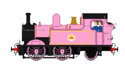 Size: 308x185 | Tagged: safe, artist:princess-muffins, edit, editor:sudrianengineer, imported from derpibooru, luster dawn, human, cutie mark, locomotive, pixel art, simple background, sprite, train, transparent background, vector