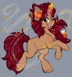 Size: 2347x2508 | Tagged: safe, artist:missbramblemele, imported from derpibooru, oc, oc:bramble angel mele, pony, unicorn, female, horn, magic, mare, solo