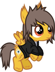 Size: 674x888 | Tagged: safe, artist:lightningbolt, derpibooru exclusive, imported from derpibooru, pegasus, pony, .svg available, alex gaskarth, all time low, butt fluff, cheek fluff, clothes, colt, ear fluff, flying, foal, frown, hair over one eye, hoof fluff, long sleeves, male, ponified, shirt, show accurate, simple background, solo, spread wings, svg, tail, tail feathers, transparent background, undershirt, vector, wings