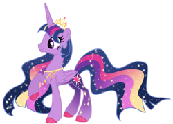 Size: 1280x916 | Tagged: safe, artist:monochrome-sunsets, imported from derpibooru, twilight sparkle, alicorn, pony, the last problem, concave belly, older, older twilight, older twilight sparkle (alicorn), princess twilight 2.0, simple background, slender, solo, thin, transparent background, twilight sparkle (alicorn)