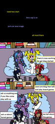 Size: 1046x2360 | Tagged: safe, artist:ask-luciavampire, imported from derpibooru, oc, earth pony, pegasus, pony, undead, unicorn, vampire, vampony, ask, boredgamesblog, horn, tumblr