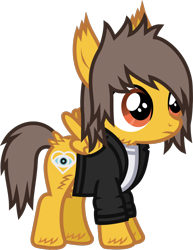 Size: 680x880 | Tagged: safe, artist:lightningbolt, derpibooru exclusive, imported from derpibooru, pegasus, pony, .svg available, alex gaskarth, all time low, butt fluff, cheek fluff, clothes, colt, ear fluff, foal, frown, hair over one eye, hoof fluff, long sleeves, male, ponified, shirt, show accurate, simple background, solo, spread wings, standing, svg, tail, tail feathers, transparent background, undershirt, vector, wings