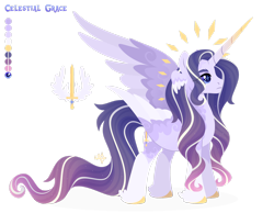 Size: 1920x1488 | Tagged: safe, artist:kabuvee, imported from derpibooru, oc, oc only, oc:celestial grace, alicorn, pony, alicorn oc, horn, long horn, male, simple background, solo, stallion, transparent background, wings