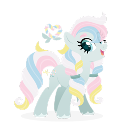 Size: 1920x1920 | Tagged: safe, artist:kabuvee, imported from derpibooru, oc, oc only, oc:marshmallow heart, earth pony, pony, female, mare, simple background, solo, transparent background