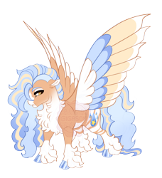 Size: 4100x4500 | Tagged: safe, artist:gigason, imported from derpibooru, oc, oc only, oc:stardrop, pegasus, pony, cloven hooves, colored wings, female, mare, multicolored wings, simple background, solo, transparent background, wings