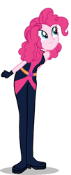 Size: 570x1400 | Tagged: artist needed, safe, imported from derpibooru, pinkie pie, human, equestria girls, secret agent, simple background, solo, transparent background