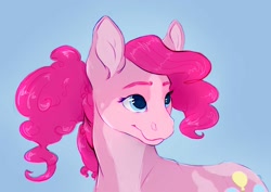 Size: 1754x1240 | Tagged: safe, artist:somekit, imported from derpibooru, pinkie pie, earth pony, pony, female, mare, simple background, solo