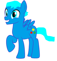 Size: 1832x1960 | Tagged: safe, artist:memeartboi, imported from derpibooru, oc, oc only, pegasus, pony, candy, cool, cute, food, gumball, gumball watterson, handsome, handsome face, happy, male, pegasus oc, ponified, pony oc, puberty, simple background, smiling, solo, squee, teenager, the amazing world of gumball, white background, wings, young stallion