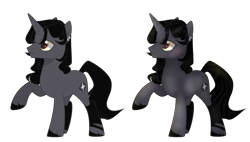 Size: 4432x2520 | Tagged: safe, artist:spectrumnightyt, imported from derpibooru, oc, oc only, oc:obsidian, pony, unicorn, horn, male, simple background, solo, stallion, transparent background
