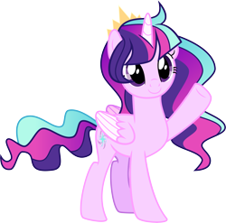 Size: 8479x8370 | Tagged: safe, artist:shootingstarsentry, imported from derpibooru, oc, oc only, oc:eventide shine, alicorn, pony, absurd resolution, female, mare, offspring, parent:flash sentry, parent:twilight sparkle, parents:flashlight, simple background, solo, transparent background