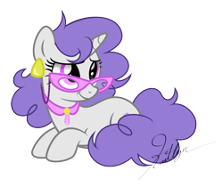 Size: 8000x6710 | Tagged: safe, artist:kaitykat117, imported from derpibooru, oc, oc only, oc:amethyst stone(kaitykat), unicorn, base used, collar, ear piercing, earring, glasses, horn, jewelry, lying down, piercing, simple background, smiling, solo, transparent background, vector