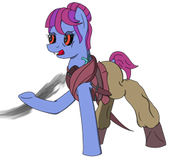 Size: 2700x2451 | Tagged: safe, artist:timejumper, imported from derpibooru, oc, oc only, oc:revanshyst khan, oc:xylem tiro, earth pony, alternian, black sclera, boots, clothes, mind waker, pants, shoes, simple background, solo, sword, tattoo, transparent background, tunic, weapon