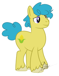 Size: 7727x9948 | Tagged: safe, artist:kaitykat117, imported from derpibooru, oc, oc:cobb corn(kaitykat), base used, short tail, simple background, tail, transparent background, vector