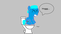 Size: 3492x2000 | Tagged: safe, artist:memeartboi, imported from derpibooru, pegasus, pony, bowel movement, but why, candy, colt, foal, food, grunt, grunting, gumball, gumball watterson, implied poop, implied pooping, implied scat, male, plop, ponified, poop, pooping, simple background, sitting, sitting on toilet, solo, the amazing world of gumball, toilet