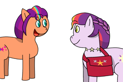 Size: 1500x1000 | Tagged: safe, artist:sleeplesseevee, imported from derpibooru, sunny starscout, earth pony, pony, spoiler:g5, spoiler:my little pony: tell your tale, spoiler:tyts02e11, bag, female, g5, happy, jewelry, mare, my little pony: tell your tale, necklace, outline, saddle bag, simple background, sunny starscout's mother, transparent background, white outline, written in the starscouts