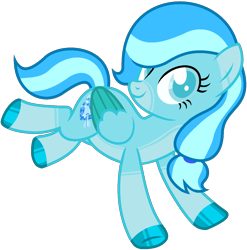 Size: 1274x1290 | Tagged: safe, artist:ncolque, artist:re-takeover, imported from derpibooru, oc, oc only, oc:ice crystal, pegasus, pony, folded wings, simple background, smiling, solo, transparent background, vector, wings
