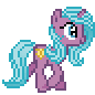 Size: 86x86 | Tagged: safe, artist:jaye, idw, imported from derpibooru, radiant hope, pony, unicorn, animated, desktop ponies, female, horn, mare, pixel art, simple background, solo, sprite, transparent background, trotting