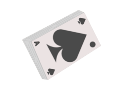 Size: 675x480 | Tagged: safe, artist:dropofthehatstudios, imported from derpibooru, oc, oc only, ace of spades, commission, cutie mark, deck of cards, no pony, playing card, simple background, solo, spade, transparent background