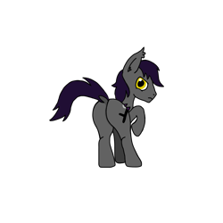 Size: 2100x2100 | Tagged: safe, artist:lostbrony, imported from derpibooru, oc, oc only, oc:specter, bat pony, angry, butt, butt focus, dock, ear tufts, fangs, looking at you, looking back, male, plot, simple background, stallion, tail, transparent background