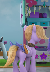 Size: 761x1080 | Tagged: safe, imported from derpibooru, cropped, cutie blossom bash, dazzle feather, g5, my little pony: make your mark, my little pony: make your mark chapter 5