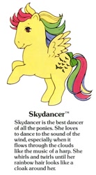 Size: 550x1000 | Tagged: safe, imported from derpibooru, skydancer, g1, g1 backstory, my little pony fact file, official