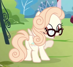 Size: 1325x1220 | Tagged: safe, artist:cstrawberrymilk, imported from derpibooru, oc, oc:meringue pie, pegasus, pony, female, filly, foal, glasses, solo