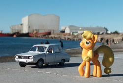 Size: 1083x738 | Tagged: safe, artist:dingopatagonico, imported from derpibooru, applejack, earth pony, argentina, car, photo, renault 12, toy