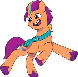 Size: 1096x1085 | Tagged: safe, artist:prixy05, imported from derpibooru, sunny starscout, earth pony, pony, g5, male, mane stripe sunny, my little pony: tell your tale, rule 63, simple background, stallion, sun starchaser, transparent background, vector