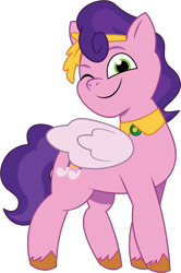 Size: 630x951 | Tagged: safe, artist:prixy05, imported from derpibooru, pipp petals, pegasus, pony, g5, male, my little pony: tell your tale, pip corolla, rule 63, simple background, stallion, transparent background, vector