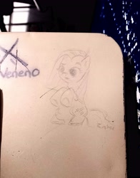 Size: 4671x5962 | Tagged: safe, artist:zamiración, imported from derpibooru, pinkie pie, earth pony, pencil drawing, photo, pinkamena diane pie, solo, traditional art