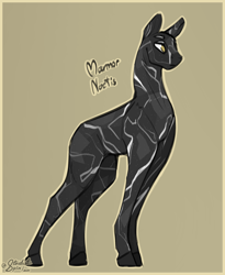 Size: 2250x2750 | Tagged: safe, artist:stardustspix, imported from derpibooru, oc, oc only, oc:marmor noctis, crystal pony, pony, coat markings, colored eyebrows, gradient background, male, solo, stallion, sternocleidomastoid