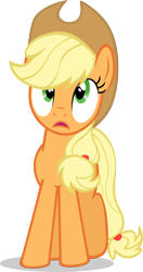 Size: 2348x4449 | Tagged: safe, artist:stricer555, imported from derpibooru, applejack, earth pony, pony, applejack's hat, cowboy hat, female, hat, mare, open mouth, simple background, transparent background, vector