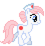 Size: 90x92 | Tagged: safe, artist:botchan-mlp, imported from derpibooru, nurse redheart, earth pony, pony, animated, desktop ponies, female, hair bun, hat, mare, pixel art, simple background, solo, sprite, transparent background, trotting