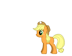 Size: 830x650 | Tagged: safe, artist:qbert2kcat, imported from derpibooru, applejack, earth pony, pony, pony creator, applejack's hat, cowboy hat, female, hat, simple background, solo, transparent background