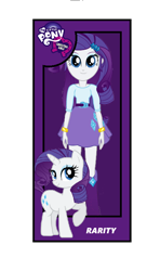 Size: 396x727 | Tagged: safe, artist:qbert2kcat, imported from derpibooru, rarity, human, pony, unicorn, equestria girls, arms, belt, boots, bracelet, clothes, doll, elbowed sleeves, female, fingers, hairpin, hand, happy, horn, jewelry, legs, lidded eyes, long hair, long mane, makeup, my little pony equestria girls, shoes, skirt, smiling, standing, tail, teenager, top, toy