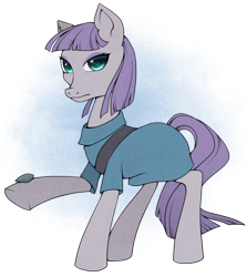 Size: 632x710 | Tagged: safe, artist:cruxisma, imported from derpibooru, maud pie, earth pony, pony, boulder (g4), female, gradient background, mare, old art, solo