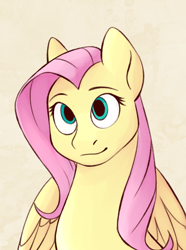 Size: 520x700 | Tagged: safe, artist:bunnyshrubby, imported from derpibooru, fluttershy, pegasus, pony, equestria at war mod, bust, portrait, solo
