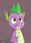 Size: 520x700 | Tagged: safe, artist:bunnyshrubby, imported from derpibooru, spike, dragon, equestria at war mod, bust, portrait, solo