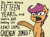 Size: 2048x1533 | Tagged: safe, artist:ewoudcponies, imported from derpibooru, scootaloo, pegasus, pony, female, filly, foal, folded wings, meme, open mouth, scootachicken, scootaloo is not amused, simple background, solo, teeth, unamused, wings, yellow background
