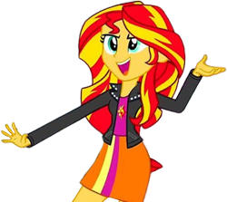 Size: 2825x2520 | Tagged: safe, edit, edited screencap, editor:homersimpson1983, imported from derpibooru, screencap, sunset shimmer, human, equestria girls, background removed, clothes, female, my little pony equestria girls, not a vector