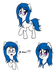 Size: 732x934 | Tagged: safe, artist:seafooddinner, imported from derpibooru, oc, oc only, oc:jaxapone, pony, nani, solo