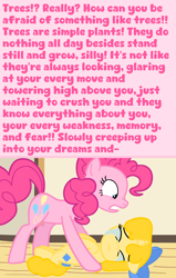 Size: 1600x2523 | Tagged: safe, artist:snowflakepone, edit, edited screencap, imported from derpibooru, screencap, pinkie pie, oc, oc:snowflake, crying, female, filly, foal, phobia, scared, trauma