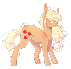 Size: 1012x988 | Tagged: safe, artist:riressa, imported from derpibooru, applejack, earth pony, pony, female, freckles, mare, missing accessory, simple background, smiling, solo, transparent background