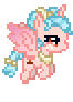 Size: 66x92 | Tagged: safe, artist:jaye, artist:rosie-eclairs, imported from derpibooru, cozy glow, alicorn, pony, alicornified, animated, cozycorn, desktop ponies, digital art, female, filly, flying, foal, pixel art, race swap, simple background, solo, sprite, transparent background