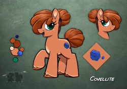 Size: 3710x2604 | Tagged: safe, artist:selenophile, imported from derpibooru, oc, oc only, oc:covellite, earth pony, pony, earth pony oc, solo