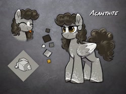 Size: 3537x2640 | Tagged: safe, artist:selenophile, imported from derpibooru, oc, oc only, oc:acanthite, pegasus, pony, pegasus oc, solo, wings