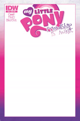 Size: 1547x2348 | Tagged: safe, idw, imported from derpibooru, comic cover, cover, cover art, my little pony logo, no pony