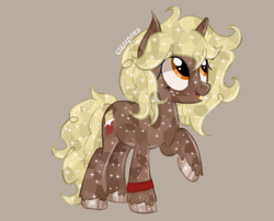 Size: 2590x2096 | Tagged: safe, artist:6hellboy9, imported from derpibooru, oc, oc only, oc:kesha, crystal pony, pony, unicorn, cute, horn, pony oc, unicorn horn, unicorn oc