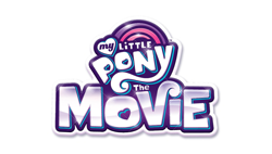 Size: 1447x823 | Tagged: safe, imported from derpibooru, my little pony: the movie, logo, simple background, trademark, white background