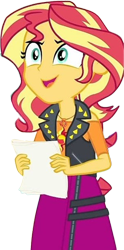 Size: 1246x2520 | Tagged: safe, edit, edited screencap, editor:homersimpson1983, imported from derpibooru, screencap, sunset shimmer, human, equestria girls, background removed, clothes, female, geode of empathy, magical geodes, not a vector, simple background, solo, transparent background